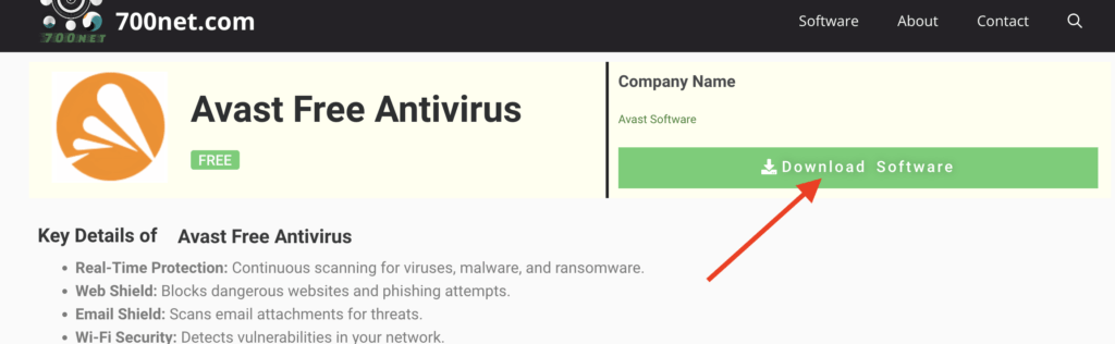 Avast free Antivirus for Mac